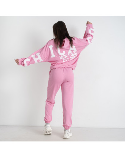 0540-85 розовый женский спортивный костюм (5'TH AVENUE, турецкая двунитка, 3 ед. размеры норма: 42. 44. 46) 5`th Avenue