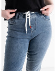 A 1911-4 ЛАСТОЧКА джинсовые шорты женские батальные голубые стрейчевые (6 ед.размеры: XL.2XL.3XL.4XL.5XL.6XL): артикул 1134272