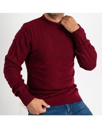 1055-5 Pamuk Park БОРДО свитер мужской машинная вязка (3ед. размер: M.L.XL) Pamuk Park