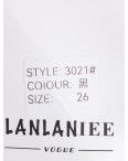 3021 черные женские джинсы (LANLANIEE, стрейчевые, байка, 6 ед. размеры норма: 25. 26. 27. 28. 29. 30) : артикул 1140862