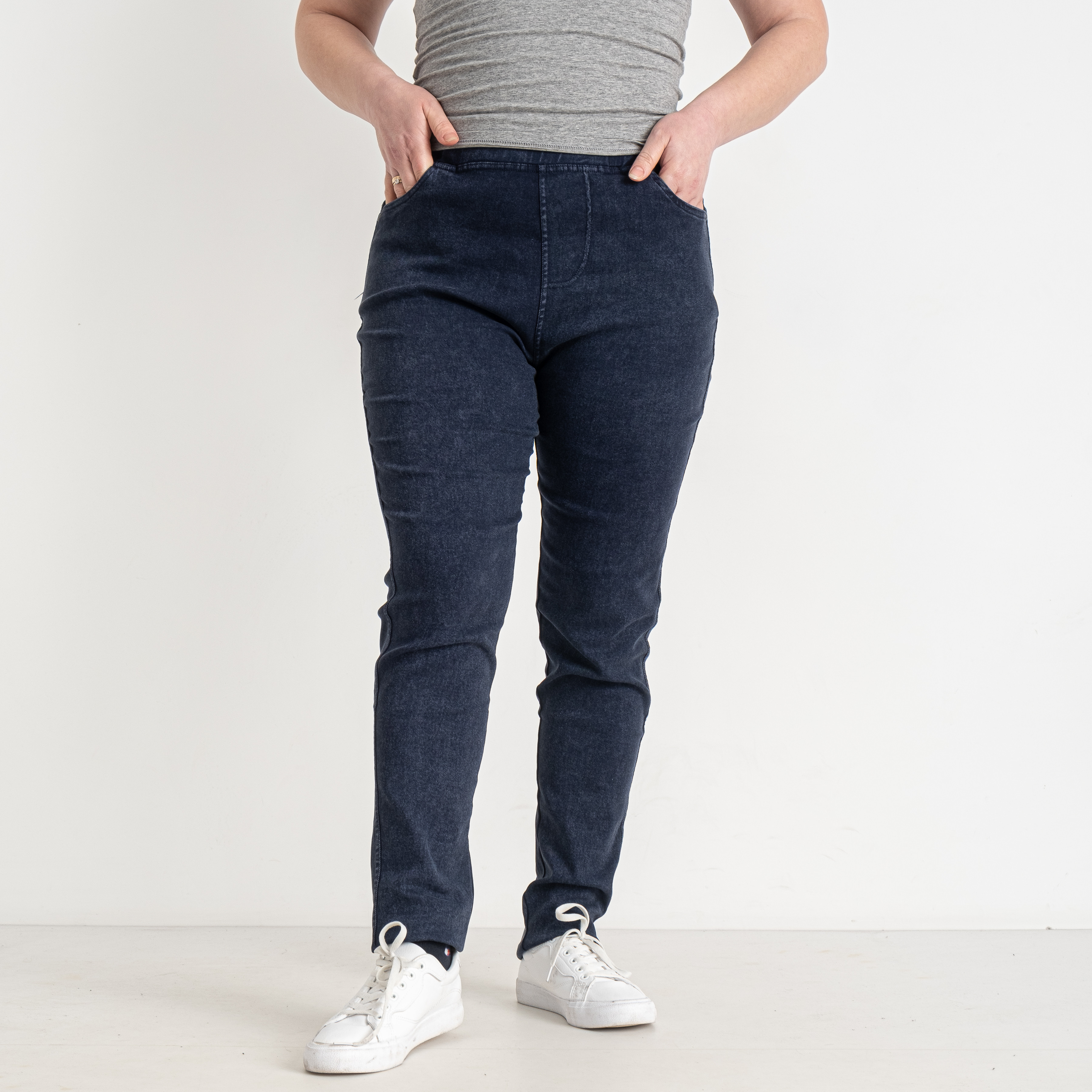 4033-52 синие женские джинсы (ЛАСТОЧКА, стрейчевые, 3 ед. размеры батал: 6XL. 7XL. 8XL)
