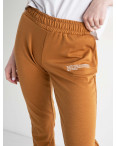 1105-17 ГОРЧИЧНЫЕ спортивные брюки женские из двунитки (4 ед размеры: S.M.L.XL): артикул 1135369