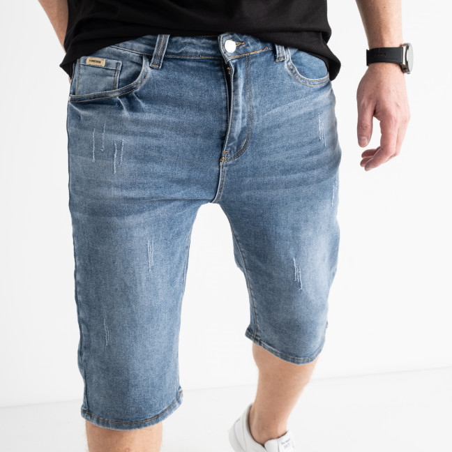 0806 New Jeans джинсовые шорты мужские голубые стрейчевые (8 ед.размеры: 28.29.30.31.32.33.34.36) New Jeans: артикул 1134193