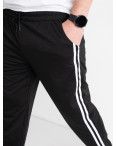 0787-1 ЧЕРНЫЕ БАТАЛЬНЫЕ спортивные штаны мужские (3 ед.размеры на: 8XL.9XL.10XL соответствуют 2XL-4XL): артикул 1133158