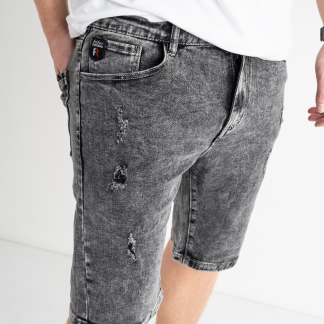 0801 New Jeans джинсовые шорты мужские серые стрейчевые (8 ед.размеры: 31. 32. 33. 34. 36. 38. 40. 42) New Jeans: артикул 1135490