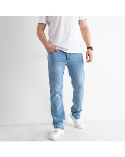 8084 Melin Baron джинсы мужские голубые стрейчевые (8 ед.размеры: 30.31.32.33/2.34.36.38) Джинсы