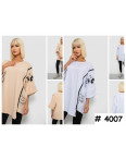 4007# выбор цвета женская футболка оверсайз (4 ед, размеры оверсайз: 4XL-5XL) выдача на следующий день: артикул 1161342