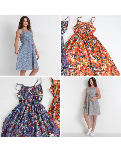 3108-99* микс моделей и расцветок женское платье (4 ед. размеры норма: M. L. XL. 2XL) выдача на следующий день Платье
