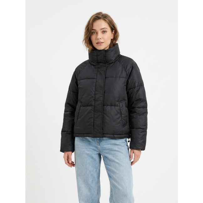 0231-1 черная женская  куртка (синтепон, 3 ед. размеры норма:M. L. XL) Куртка: артикул 1164430