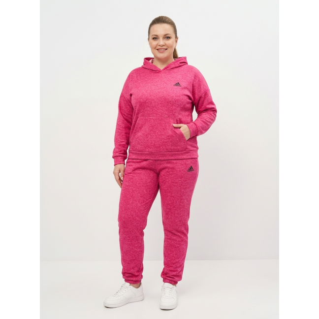 4972-25 розовый женский спортивный костюм (двухнитка, с капюшоном, 5ед, размеры батал: 50, 52, 54, 56, 58) Спортивный костюм: артикул 1163085