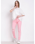 0118-5 пудровые женские джинсы (5 ед. размеры норма: XS. S. M. L. XL): артикул 1146266