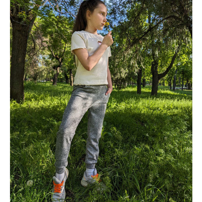18500-994 серые подростковые спортивные штаны (SARA, ангора, 4 ед. размеры подросток: 8-14, соответствуют возрасту 8-14 лет) Sara: артикул 1145986