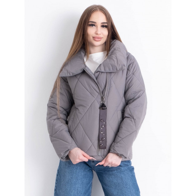 0966-6 серая женская куртка (синтепон, 4 ед. размеры норма: M. L. XL. 2XL) Куртка: артикул 1152971