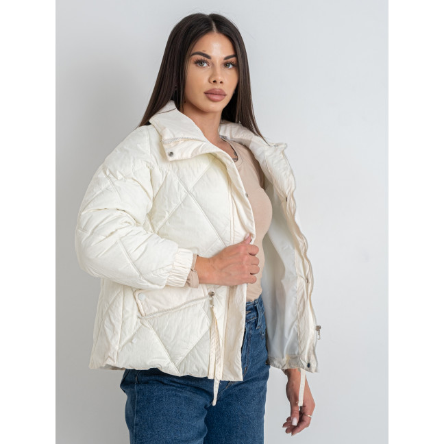 2305-10* белая женская куртка (синтепон, 5 ед. размеры норма: M. L. XL. 2XL, один размер повторяется) выдача на следующий день Куртка: артикул 1148898